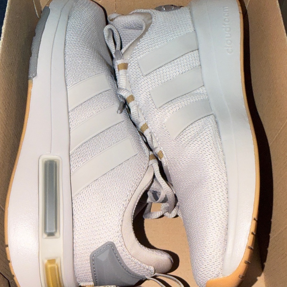 Adidas Cloudfoam Tan Sneakers